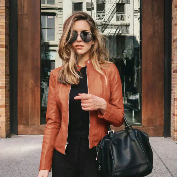 Sophy | Veste en Cuir Italienne
