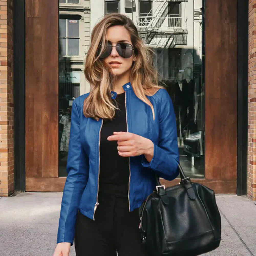 Sophia | Veste en Cuir Italienne