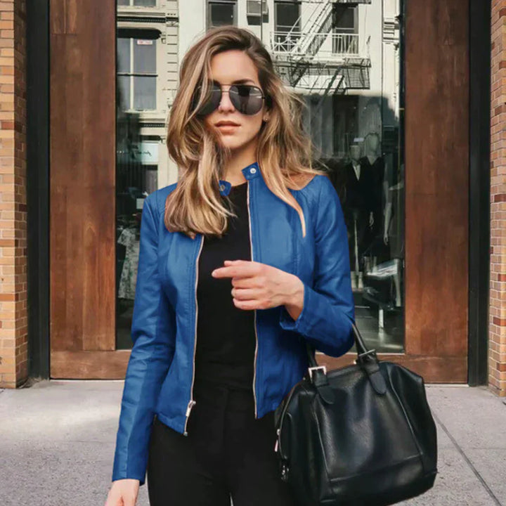 Sophy | Veste en Cuir Italienne