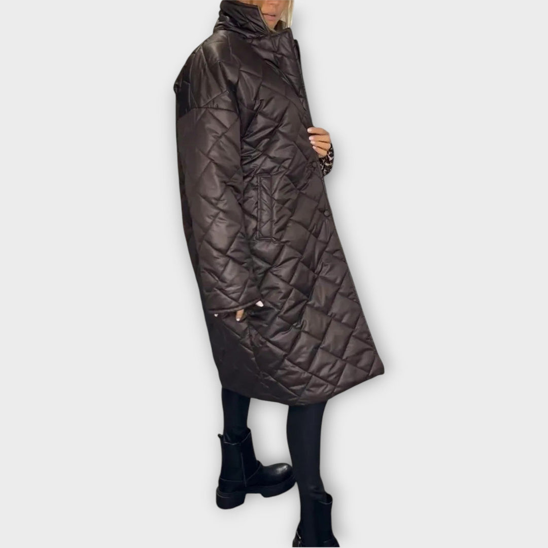 Lays | Veste Matelassée Réversible avec Doublure Léopard
