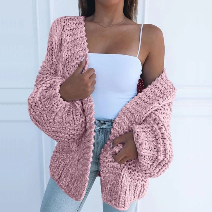 Eleanor | Cardigan Relaxé en Tricot Épais