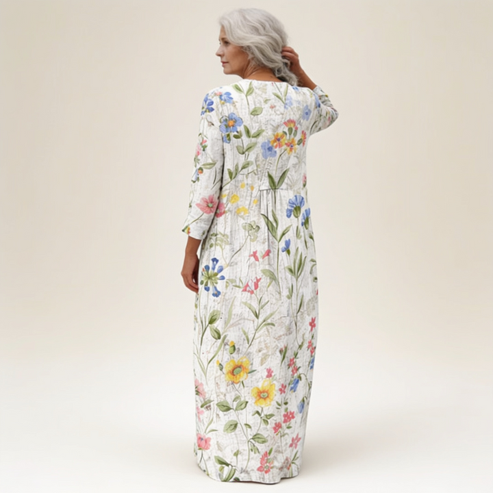 Eva | Robe d’Été Imprimée Flatteuse