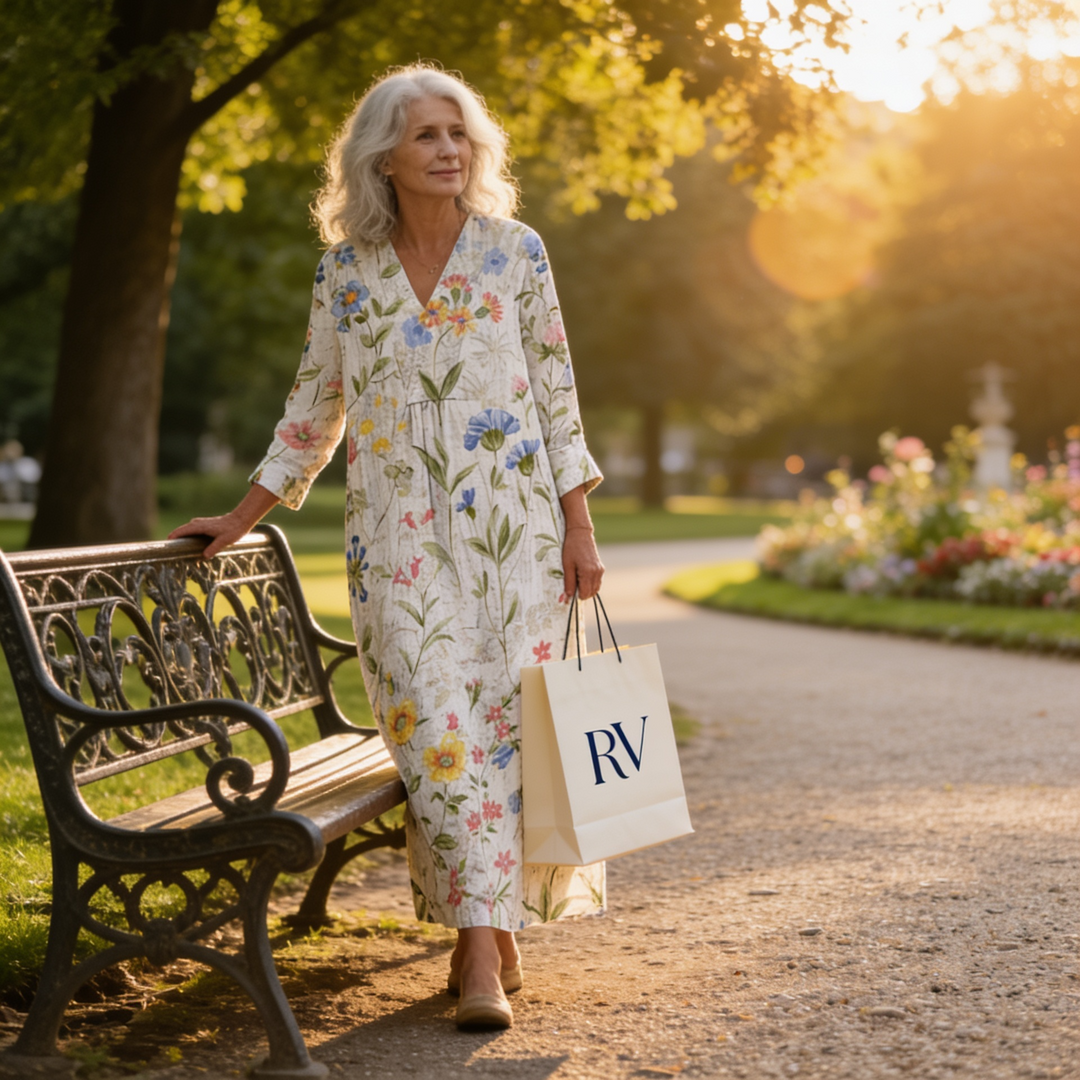 Eva | Robe d’Été Imprimée Flatteuse