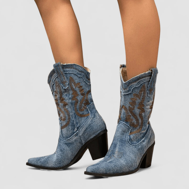 Selena | Bottines en Denim