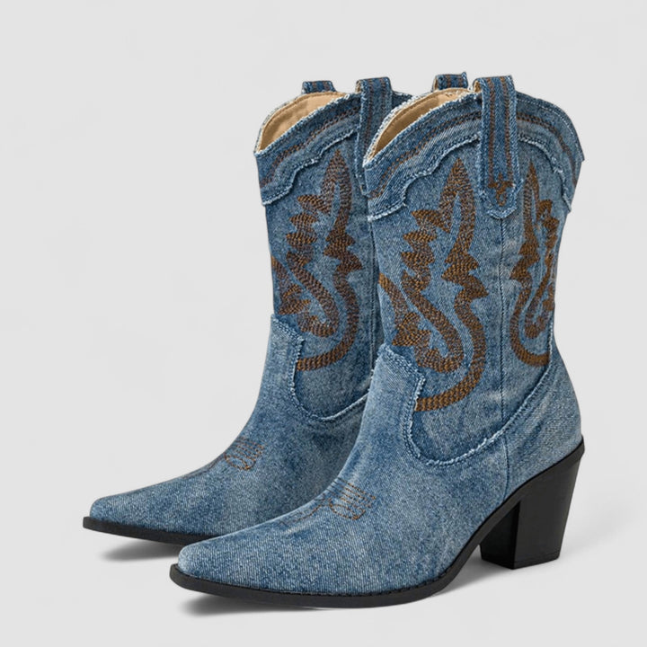 Selena | Bottines en Denim