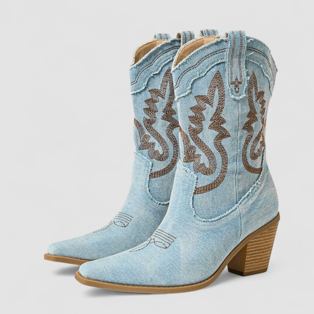 Selena | Bottines en Denim