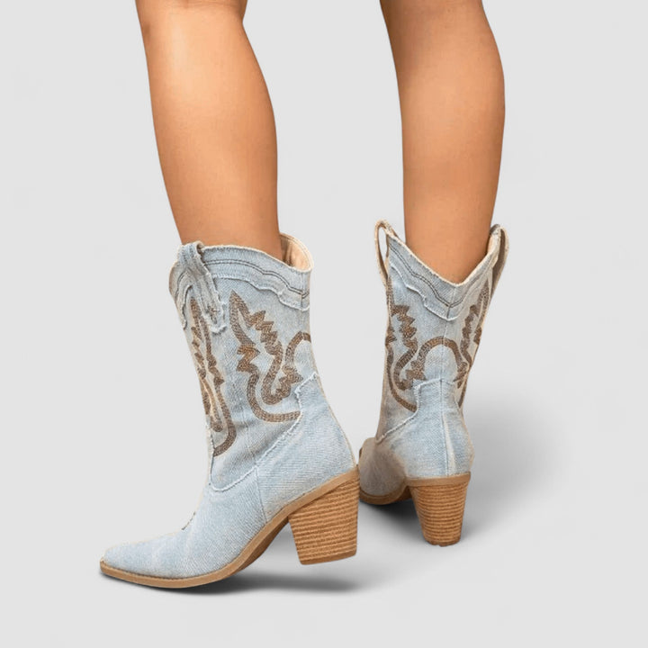 Selena | Bottines en Denim