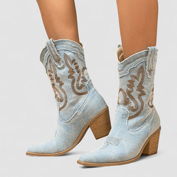 Selena | Bottines en Denim