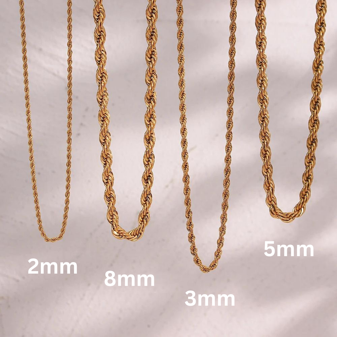 Hélène | Collier doré avec décoration ponctuée