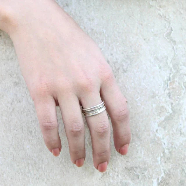 Shine | Bague en Argent Vintage Guld Lager
