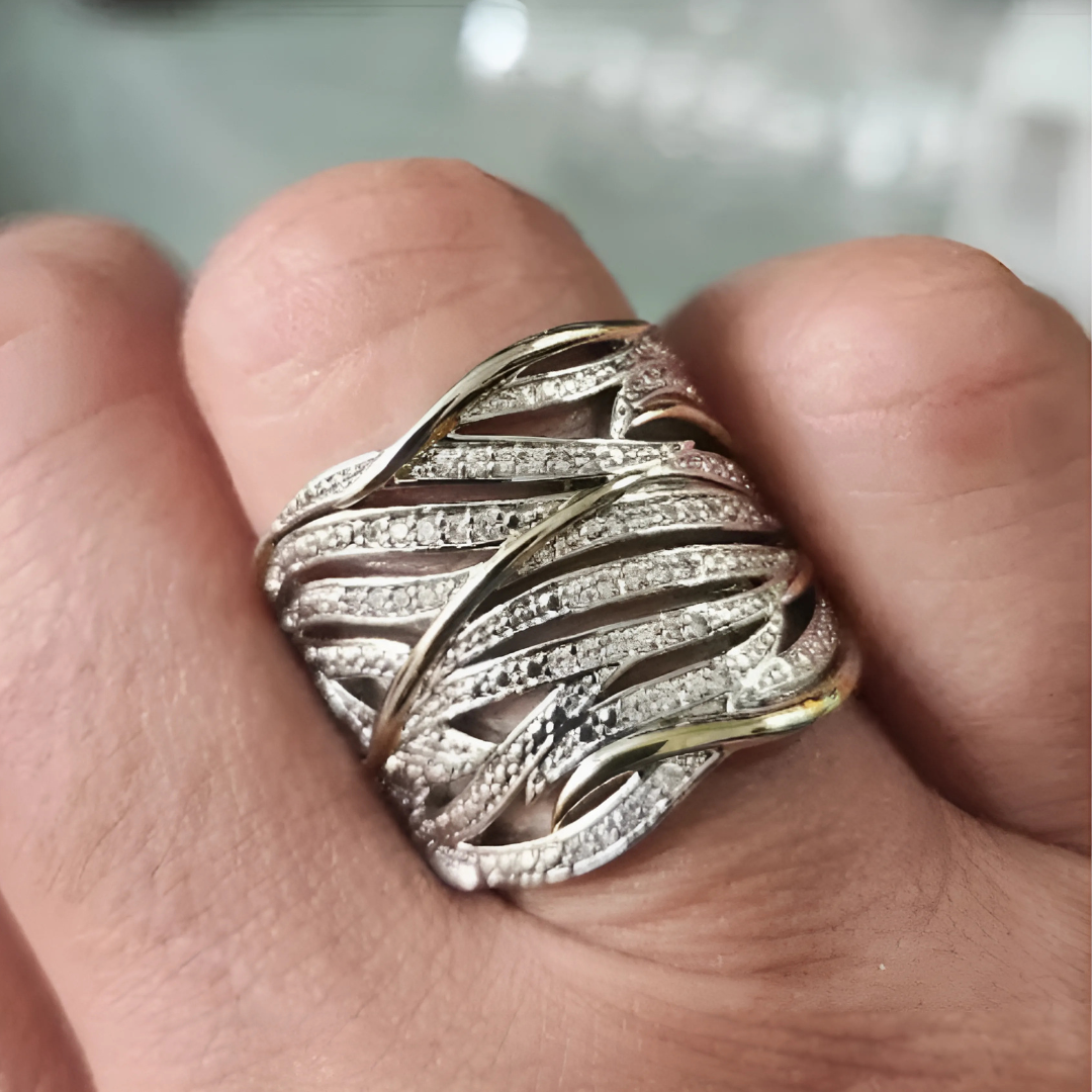 Ombeline | Bague Tressée Élégante Flerlagers