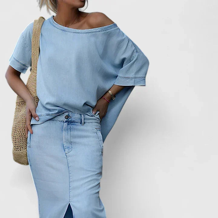 Averlynn | Ensemble de Jupe Maxi Élégante