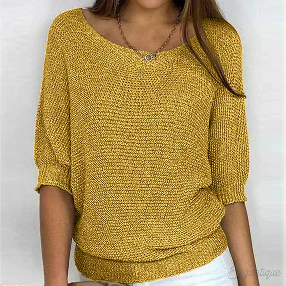 Luigia | Pull Élégant en Maille