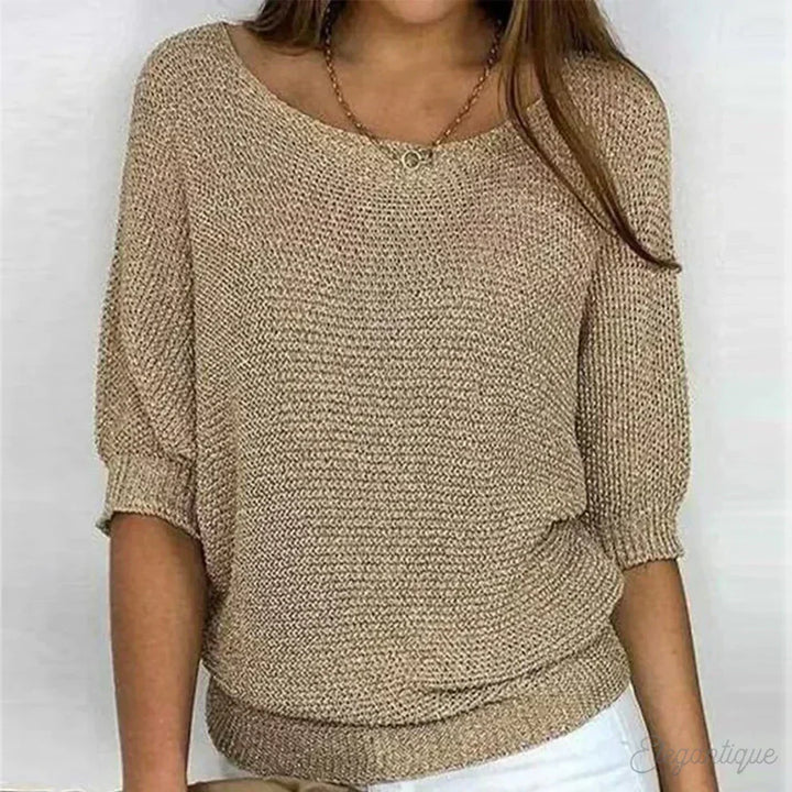 Luigia | Pull Élégant en Maille